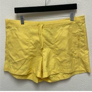 Adidas yellow shorts size large